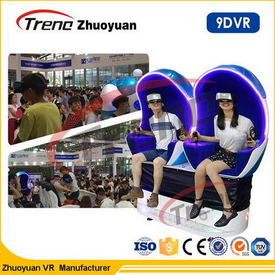 รูปไข่ที่สะดวกสบาย 9d VR จำลอง โรงภาพยนตร์ เสมือนจริงด้วย 110V / 220V