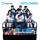 Interactive Motion 7D Cinema บนรถบรรทุก สวนสนุก เกม โรงงาน 5d Theatre Rider