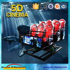 อุปกรณ์เพื่อความบันเทิงสำหรับเด็ก Mobile 5D โรงภาพยนตร์ กับ พิเศษ ผลกระทบ 220 V