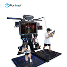 0.8kw 9D VR Game Machine Shooting Simulator ผู้เล่นหลายคน FPS Theme Park Equipment