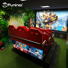 3D Screen Indoor Commercial 5D Simulator Cinema อุปกรณ์สำหรับสวนสนุก