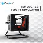 เครื่องจำลองการบินด้วยความจริงเสมือนจริง 720 °พร้อมระบบควบคุมการเคลื่อนที่ / ระบบดิจิตอลเซอร์โวแบบดิจิตอล
