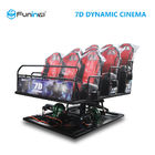 5D 7D Cinema 9D VR Simulator Funin 6-12 ที่นั่ง 3DM แว่นตาหน้าจอโลหะผสมอลูมิเนียม