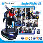 9D VR เครื่องเกมชุดหูฟังความเป็นจริงเสมือนจำลองการบินในร่มขี่สวนสนุก