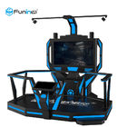 220V VR Space Walking Platform เกมจักร 1 ผู้เล่นสีน้ำเงินกับดำ