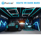 Metal Video Game Simulator, Multiplayer 6 Seats Theme Park Ride Simulator