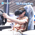 220V เด็ก / เด็ก 9D VR Simulator VR Racing รถแข่งโกคาร์ท 360 องศา