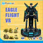 เกมอินเตอร์แอคที 9D VR Cinema Eagle Combat Flight Simulator พร้อมปืนยิง