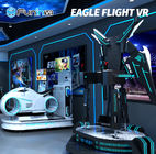 1260 * 1260 * 2450 มิลลิเมตร 9D VR Eagle เที่ยวบินภาพยนตร์จำลอง 2.0kw + 200 กิโลกรัม VR 360 บินเครื่องเกมสำหรับสวนสนุก