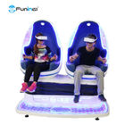 1 ที่นั่ง 2 ที่นั่ง 3 ที่นั่ง 9D VR Simulator / 360 องศาหมุนเก้าอี้ไข่ VR สำหรับสวนสนุก