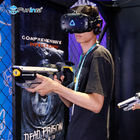 VR + Park Rides เกมอาเขตอิเล็กทรอนิกส์ผู้เล่นหลายคน 9D VR Dynamic Escape Room VR