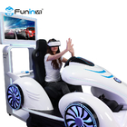 เครื่องเกมอาเขต FuninVR 9d VR รถแข่ง VR Mario kart Simulator พร้อมสีขาว