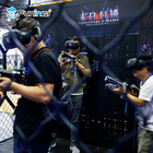 อุปกรณ์สวนสนุก VR ผู้เล่นหลายคนยิงซอมบี้ 4-5 ผู้เล่น VR Set 9D Virtual Reality Machine