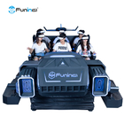 รับน้ำหนัก 600KG 9d VR Kids Amusement Rides รถแข่งเสมือนจริง 9D Vr Driving Simulator Equipment