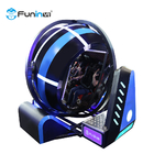 อุปกรณ์สวนสนุก VR 720 Rotation Immersive Roller Coaster 2 ผู้เล่น 9D VR Arcade Machines Simulator