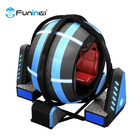 อุปกรณ์สวนสนุก VR 720 Rotation Immersive Roller Coaster 2 ผู้เล่น 9D VR Arcade Machines Simulator