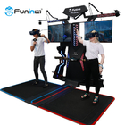 แนวคิดทางธุรกิจใหม่ ลงทุน VR Simulator 9d Virtual Reality Cinema 2 ผู้เล่นเกมยิง Machine