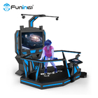 สุดยอดสถานีโต้ตอบ 9D Virtual Reality Beat Game Machine สีน้ำเงินพร้อมสีดำ