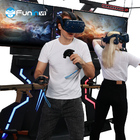 รถไฟเหาะแบบโต้ตอบผู้เล่น 2 คนพื้นที่ VR FPS Shooting Multiplayers