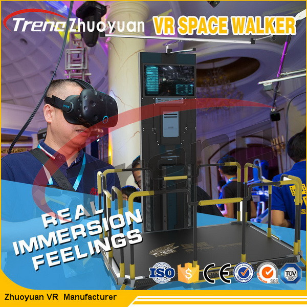 การติดตามส่วนหัววิดีโอเกม VR Space Walk จำลอง ด้วย Interactive Platสำหรับm
