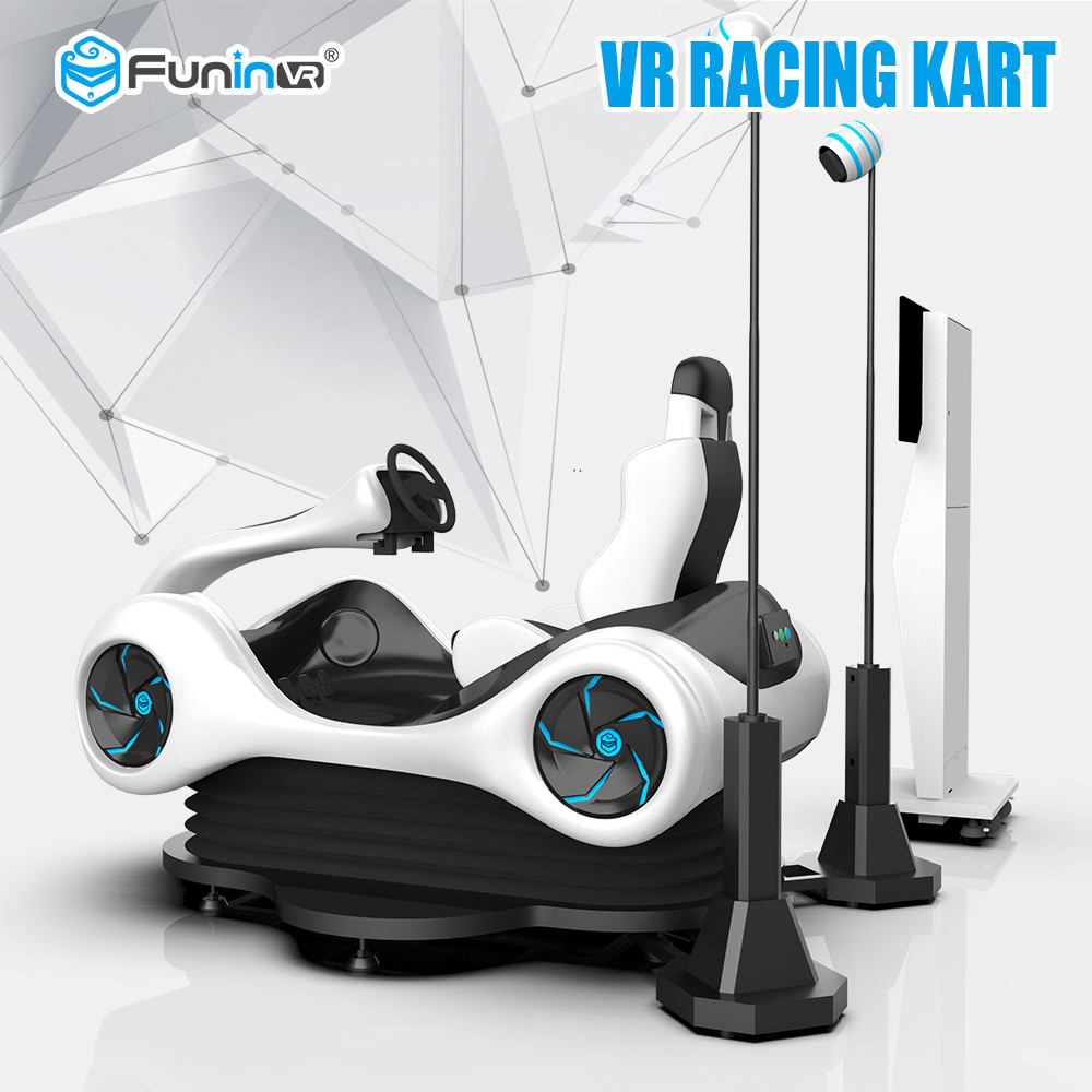 เกมแข่งรถ 9D VR รถแข่งโกอุปกรณ์เสมือนจริง 220V 2.0 ระบบเสียง