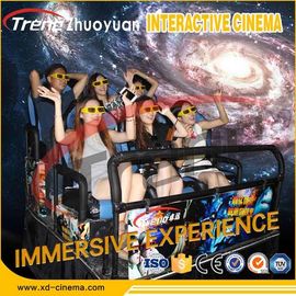Hydraulic System Mobile 5D Movie Theater With Virtual Reality Gaming Console