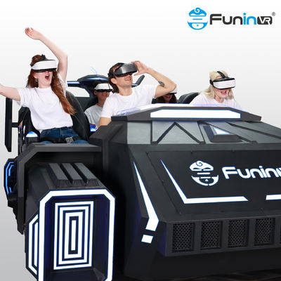 FuninVR Virtual Reality หลายเครื่องเกมจำลอง vr จำลอง 6 ที่นั่งแข่งรถ 9d VR จำลอง
