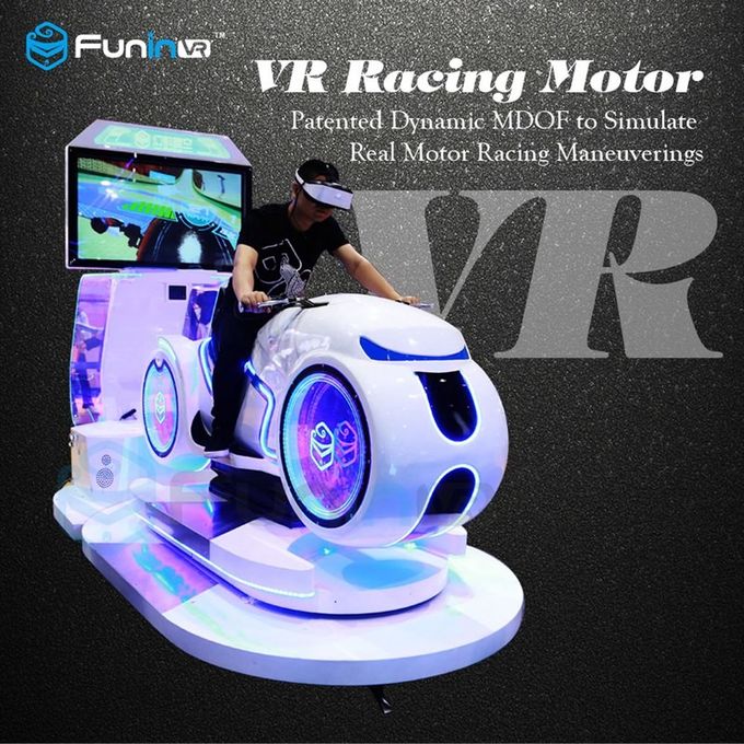 5 Games 9D VR Simulator / Motorcycle Racing Simulator 1250X3065X2338 Mm ขนาด