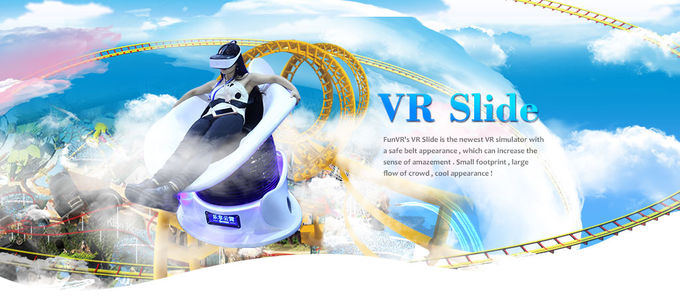 ที่นั่งคู่เกมอาเขต VR Slide / VR Shooting Machine กับ Two Egg Cabins