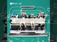 พบความบันเทิงระดับต่อไปกับ 9D Virtual Reality Simulator เสียงรอบตัว การบํารุงรักษาต่ํา 220V โวลเตจ