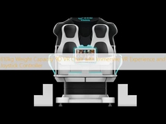ความจุหนัก 610 กิโลกรัม เก้าอี้ VR 9 มิติ พร้อมประสบการณ์ VR แบบ Immersive และ Joystick Controller