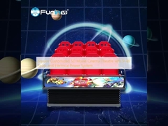 ห้องหนัง 5 มิติแบบสแควร์ มีเก้าถึง 48 ที่นั่ง และระบบไฟฟ้า
