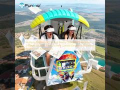 เครื่องจำลองความจริงเสมือน 9D หลายแพลตฟอร์มแบบโต้ตอบสำหรับผู้เล่น 2 คน VR พร้อมการควบคุมหน้าจอสัมผัส ออกแบบมาเพื่อมอบประสบการณ์ VR ที่สมจริง