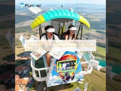 เครื่องจำลองความจริงเสมือน 9D หลายแพลตฟอร์มแบบโต้ตอบสำหรับผู้เล่น 2 คน VR พร้อมการควบคุมหน้าจอสัมผัส ออกแบบมาเพื่อมอบประสบการณ์ VR ที่สมจริง