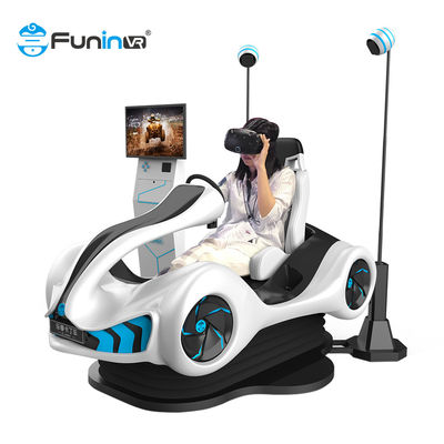 สวนสนุก Ne เกมแข่งรถแบบโต้ตอบ Karting Car VR 9D Driving Electric Riding Simulator