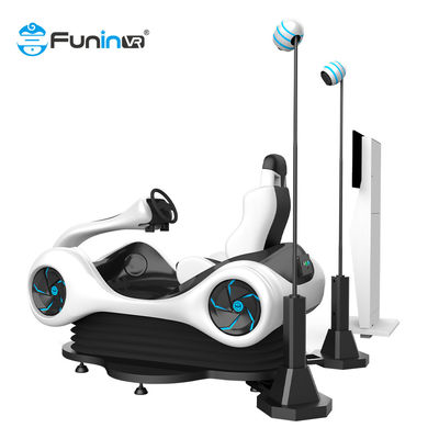ผู้เล่น 1 คน 9D Virtual Reality Simulator เกมแข่งรถ Karting Car ระบบอุปกรณ์ VR