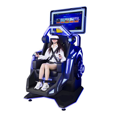 เครื่องเกมแข่งรถเสมือนจริง 9D 360 องศา Rotation VR Motion Chair สำหรับ Theme Park