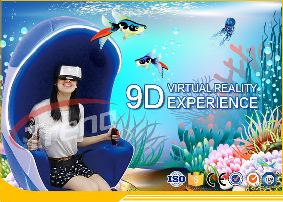 สวนสนุกหรูหรา Orange 9D VR จำลอง ด้วยแพลตฟอร์มหมุน 360 องศา