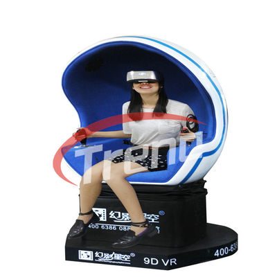 2 ผู้เล่น Roller Coaster ไข่ เครื่อง ภาพยนตร์ความเป็นจริง 9D เสมือนกับภาพยนตร์เรื่อง 360 องศา