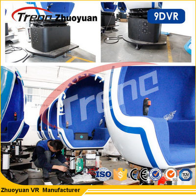 720 ระดับ Immersion Helmet 9D เก้าอี้จำลองเสมือนจริงสำหรับห้างสรรพสินค้า