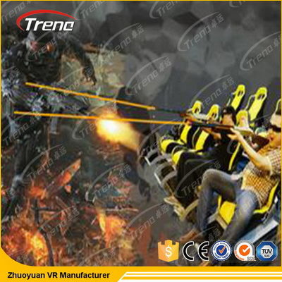 โรงแรมไดนามิคไดนามิค 5D การเคลื่อนไหว โรงภาพยนตร์ Luxury 9 ที่นั่งพร้อมแว่น 3D VR