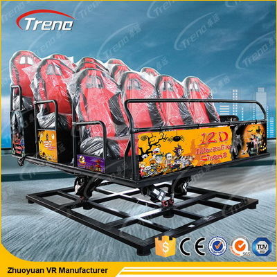 5D โรงภาพยนตร์ Theatre 6 DOF ติดตั้งระบบไฟฟ้า Platสำหรับm สำหรับศูนย์การค้า