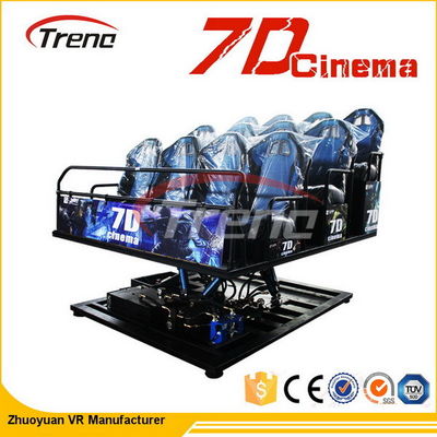 6 DOF Theme จอด ความบันเทิงโรงภาพยนตร์ 7D พร้อมระบบแสดงผลหน้าจอ