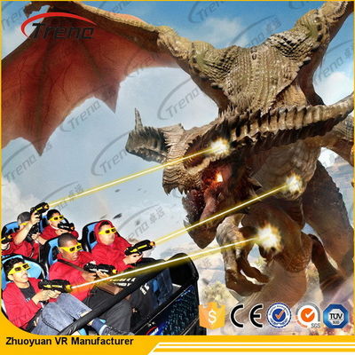 ห้างสรรพสินค้า Interactive การเคลื่อนไหว 7D Movie Theater ด้วยแพลตฟอร์มไฟฟ้า DOF 6 แห่ง