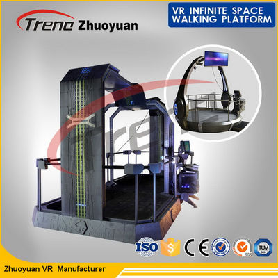 ผู้เล่นเดี่ยว VR Space Walk เหรียญที่ดำเนินการสำหรับศูนย์การค้า AC 220 โวลต์