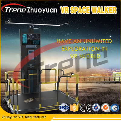 ผู้เล่นเดี่ยว VR Space Walk เหรียญที่ดำเนินการสำหรับศูนย์การค้า AC 220 โวลต์
