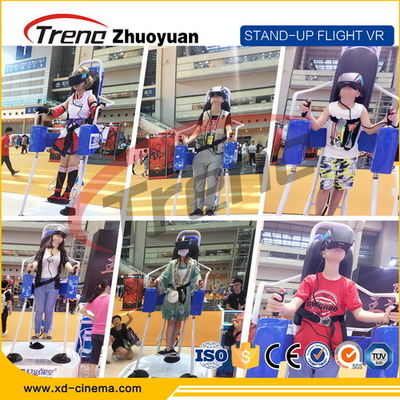 ไข่ เครื่อง Video Game เครื่องจำลองการบินจริง 9D เสมือนจริงลุกขึ้นยืนเพื่อฟิตเนสเซ็นเตอร์