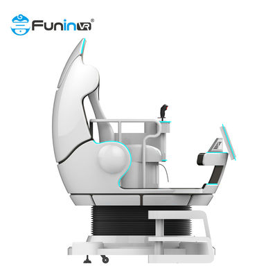 อุปกรณ์ผู้เล่นหลายคน 9D Virtual Reality Simulator Cinema 2 Player Vr Egg Chair