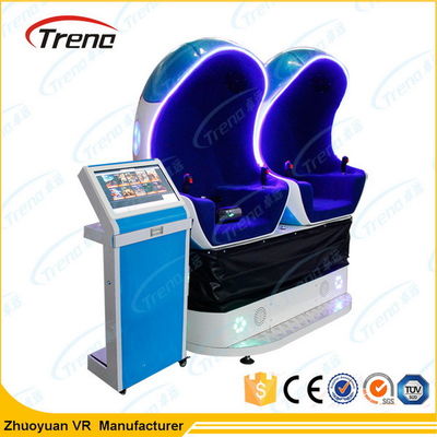 สวนสนุกแบบ เต็ม การเคลื่อนไหว เสมือน ความจริง พร้อมด้วย Comสำหรับt ไข่ Cabin CE Approval