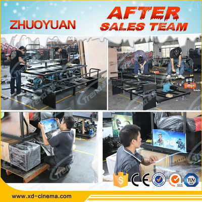 ระบบไฮโดรลิก Mobile 5D โรงภาพยนตร์ ด้วย เสมือน ความจริง Gaming Console